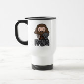 Cartoon Hagrid en Fang Character Art Reisbeker (Links)