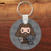 Cartoon Hagrid en Fang Character Art Sleutelhanger (Voorkant)