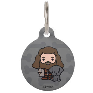 Cartoon Hagrid en Fang Karakter Kunst Huisdierpenning