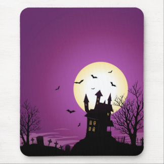 Cartoon Halloween Haunted Castle Muismat