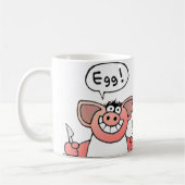 Cartoon Ham & Egg Breakfast Mok (Links)