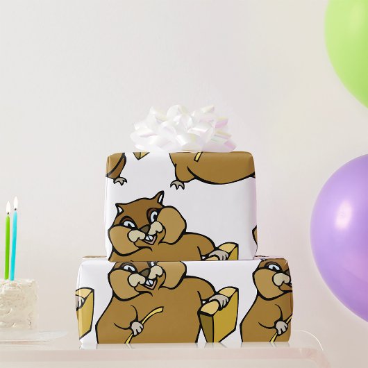 Cartoon Hamster Cadeaupapier