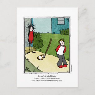 Cartoon HAMSTER door Ellen Elliott Briefkaart