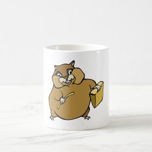 Cartoon Hamster Koffiemok