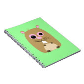 Cartoon Hamster Notitieboek (Rechterzijde)