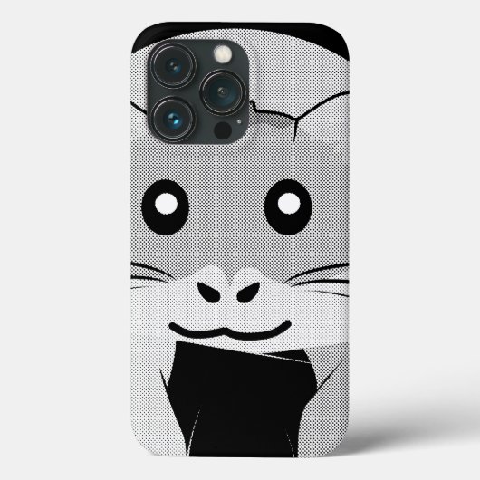 Cartoon Hamster Scarfed Joy Case-Mate iPhone Case (Achterkant)