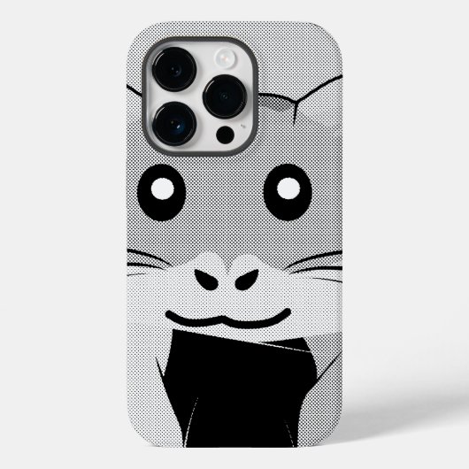 Cartoon Hamster Scarfed Joy Case-Mate iPhone Case (Achterkant)