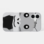 Cartoon Hamster Scarfed Joy iPhone 16 Hoesje (Achterkant horizontaal)