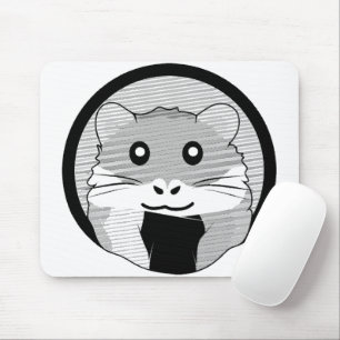 Cartoon Hamster Scarfed Joy Muismat