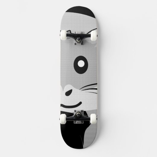 Cartoon Hamster Scarfed Joy Persoonlijk Skateboard (Voorkant)