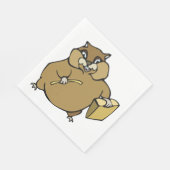 Cartoon Hamster Servet (Hoek)