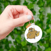 Cartoon Hamster Sleutelhanger