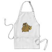 Cartoon Hamster Standaard Schort (Voorkant)