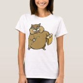 Cartoon Hamster T-shirt (Voorkant)