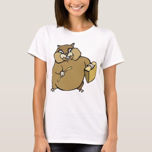 Cartoon Hamster T-shirt (Voorkant)