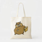 Cartoon Hamster Tote Bag (Voorkant)