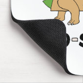 Cartoon Hand Drawn Taco Dinosaur Tacosaurus Rex Muismat (Hoek)