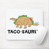 Cartoon Hand Drawn Taco Dinosaur Tacosaurus Rex Muismat (Met muis)