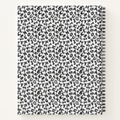 Cartoon Hand Het houden van een Baseball Ball Cust Notitieboek (Achterkant)