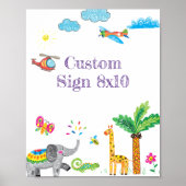 Cartoon Handtekening Gedetailleerd aangepaste teke Poster (Voorkant)