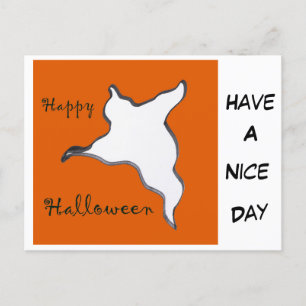 Cartoon Happy Halloween Cust. Briefkaart