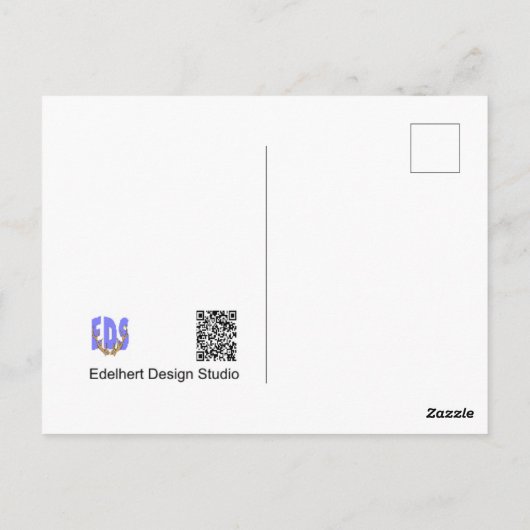 Cartoon Happy Halloween Cust. Briefkaart (Achterkant)