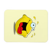 Cartoon Happy Lemon Magneet (Horizontaal)