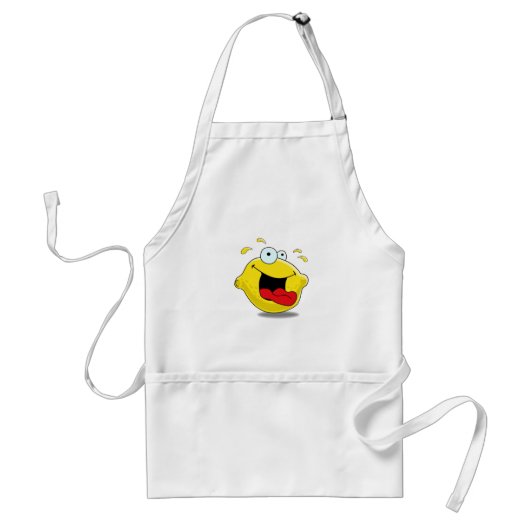 Cartoon Happy Lemon Schort (Voorkant)
