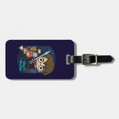 Cartoon Harry Potter Chamber of Secrets Graphic Bagagelabel (Voorkant horizontaal)