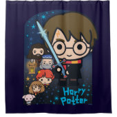 Cartoon Harry Potter Chamber of Secrets Graphic Douchegordijn (Voorkant)