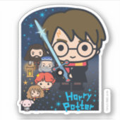 Cartoon Harry Potter Chamber of Secrets Graphic Sticker (Voorkant)