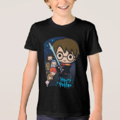 Cartoon Harry Potter Chamber of Secrets Graphic Tri-Blend Shirt (Voorkant)