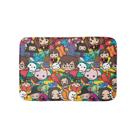 Cartoon Harry Potter Character Toss Pattern Badmat (Voorkant)