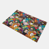Cartoon Harry Potter Character Toss Pattern Deurmat (Schuin)