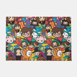 Cartoon Harry Potter Character Toss Pattern Deurmat