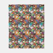 Cartoon Harry Potter Character Toss Pattern Fleece Deken (Voorkant)