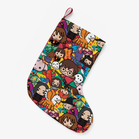 Cartoon Harry Potter Character Toss Pattern Kleine Kerstsok (Voorkant (Hangend))
