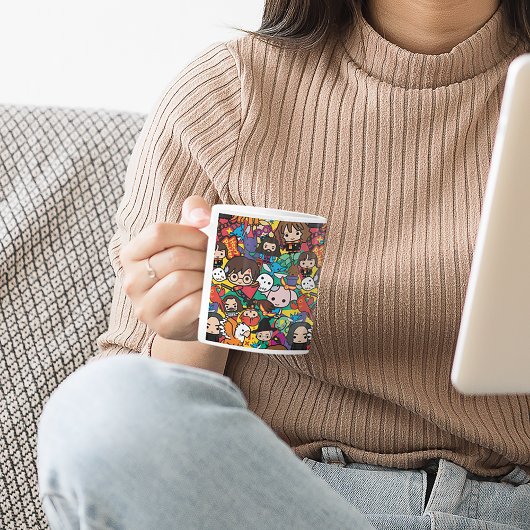 Cartoon Harry Potter Character Toss Pattern Koffiemok