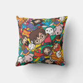 Cartoon Harry Potter Character Toss Pattern Kussen (Achterkant)