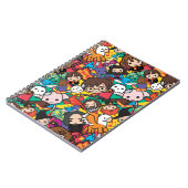 Cartoon Harry Potter Character Toss Pattern Notitieboek (Linkerzijde)
