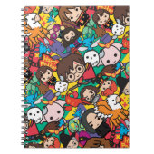 Cartoon Harry Potter Character Toss Pattern Notitieboek (Voorkant)