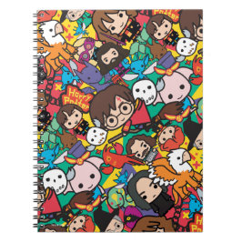 Cartoon Harry Potter Character Toss Pattern Notitieboek