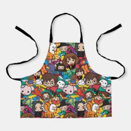 Cartoon Harry Potter Character Toss Pattern Schort