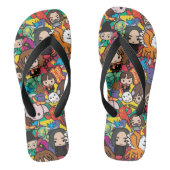 Cartoon Harry Potter Character Toss Pattern Teenslippers (Voetbed)