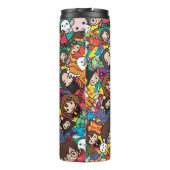 Cartoon Harry Potter Character Toss Pattern Thermosbeker (Achterkant)