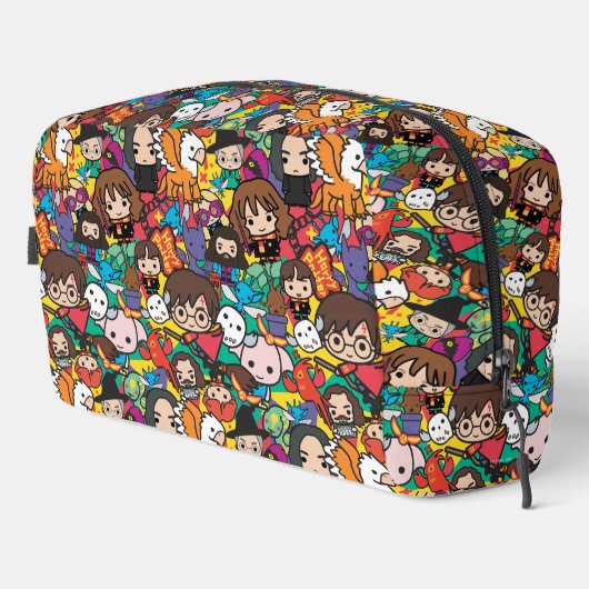 Cartoon Harry Potter Character Toss Pattern Toilettasje (Rechterhoek)