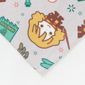 Cartoon HARRY POTTER™ Creaters & Spells Patroon Fleece Deken (Hoek)