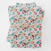 Cartoon HARRY POTTER™ Creaters & Spells Patroon Inpakpapier Vel (In situ)