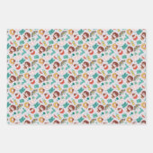 Cartoon HARRY POTTER™ Creaters & Spells Patroon Inpakpapier Vel (Voorkant)