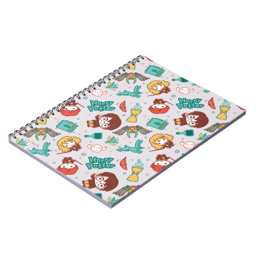 Cartoon HARRY POTTER™ Creaters & Spells Patroon Notitieboek (Linkerzijde)